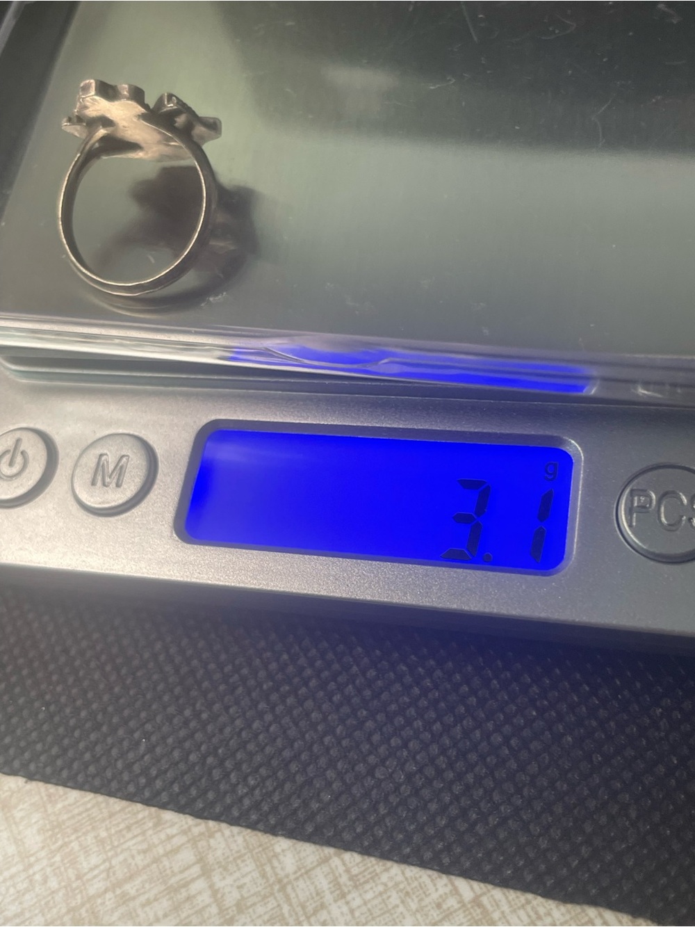 RARE! Old Pawn Native American knifewing katchina inlaid necklace & ring set!🤠 - Picture 13 of 13